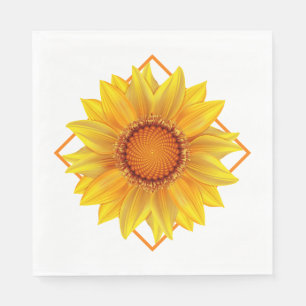 Papier Napkins-Sunflower Serviette