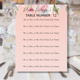 Papier Narcisse blanc sur Mariage rose circulaire