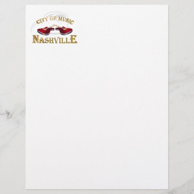 Papier Nashville. City of music (Devant)