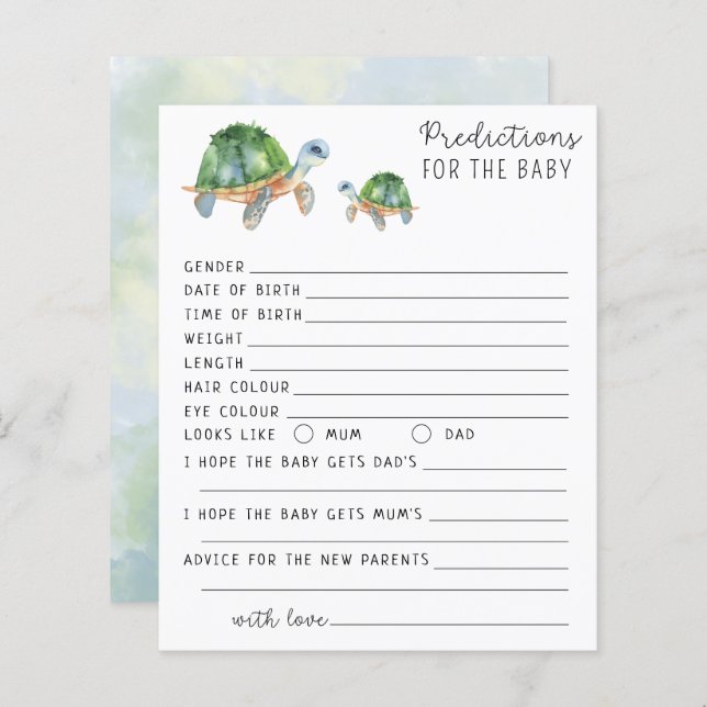 Papier Nautique - prédictions et jeu de conseil (Devant / Derrière)