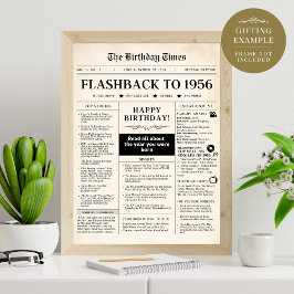 Papier Né en 1956 Fun Journal