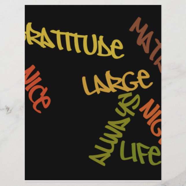 Papier Nice Day Better Night Life Gros cadeaux en-tête (Devant)