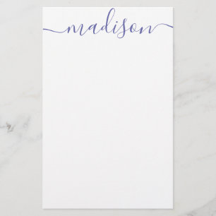 Papier N'importe quelle couleur - Nom de script personnal