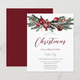 Papier Noël Budget Festif Festive Fête Invitation