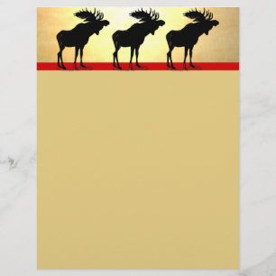 Papier Noël vintage Moose