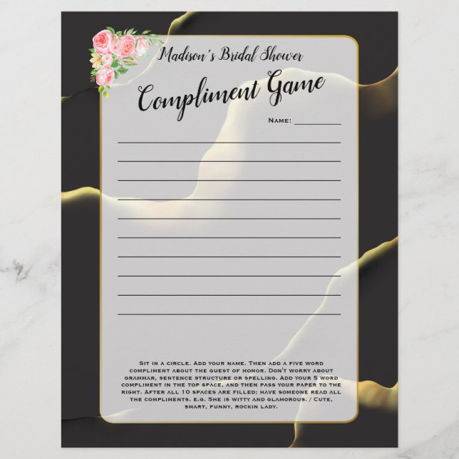 Papier Noir et or 💡 huile d'encre Abstraite moderne (Devant)