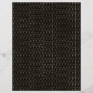 Papier noir & or Art déco