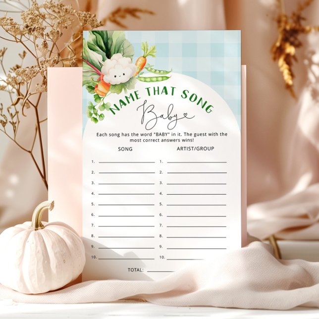 Papier Nom de bébé local que chanson jeu de baby shower (Créateur téléchargé)