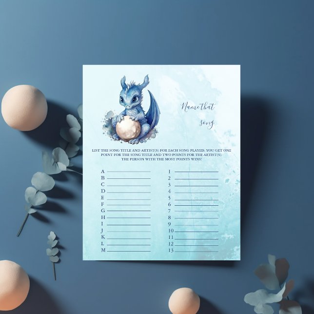 Papier Nom du jeu de Baby shower de chanson (Créateur téléchargé)