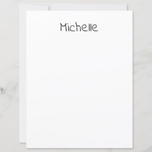 Papier Nom personnel minimaliste moderne professionnel