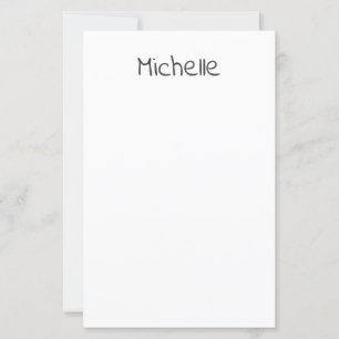 Papier Nom personnel minimaliste moderne professionnel
