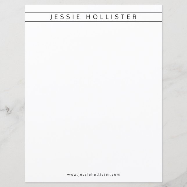 Papier Nom professionnel et informations (Devant)