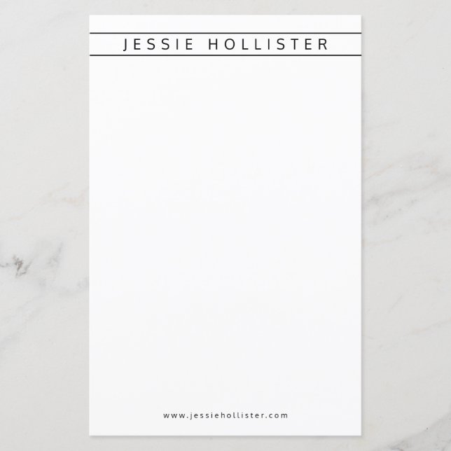 Papier Nom professionnel & Infos (Devant)