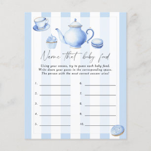 Papier Nom que bébé alimentation jeu de douche - Tea part