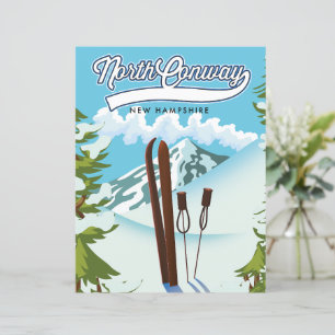 Papier North Conway New Hampshire, pour skier