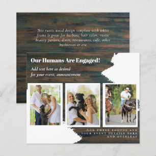 PAPIER NOS ÊTRES HUMAINS SONT ENGAGÉS - PET PHOTO ENGAGEM