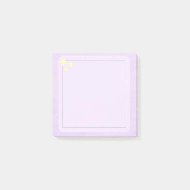 Papier notes Post-It Étoiles Pastel (Devant)