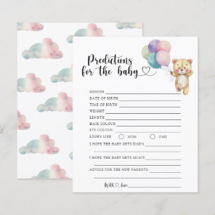 Papier Nounours - prédictions et conseils pour bébé