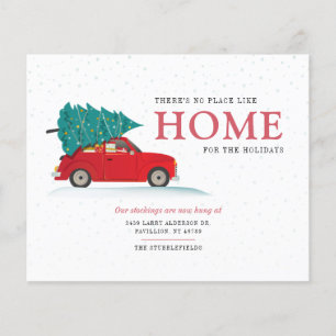 Papier Nous avons déménagé l'adresse pour Noël Moving Fai
