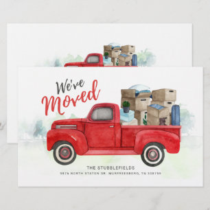 Papier Nous avons déménagé pour déménager vers la maison 