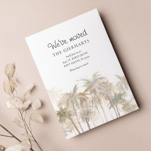 Papier Nous avons déplacé des palmiers côtiers en mouveme