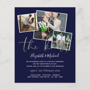 Papier Nous Avons Lié Les Invitations Du Mariage De Noeud