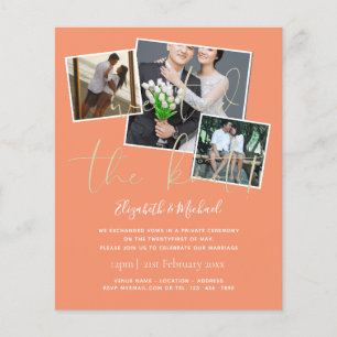 Papier Nous Avons Lié Les Invitations Du Mariage De Noeud