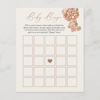 Papier Nous Pouvons Attendre Baby shower Bingo Jeu