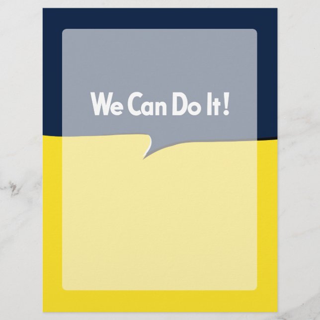 Papier Nous pouvons le faire Rosie Headline (Devant)