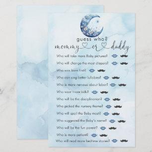 Papier Nous Sommes Au-Dessus Du Jeu Moon Boy Shower "Devi