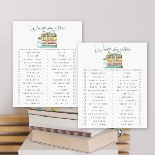 Papier Nouveau Baby shower de chapitre Voudrait-elle plut
