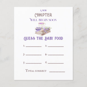 Papier Nouveau Chapitre Commencer Livre Guess Baby shower