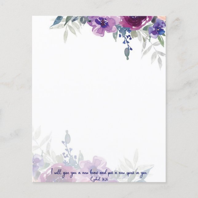 Papier Nouveau coeur écritures aquarelle arrière - plan f (Devant)