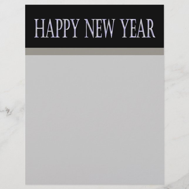 Papier nouvelle année heureuse (Devant)