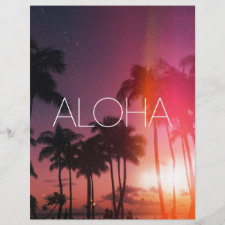 Papier Nuit tropicale d'Aloha