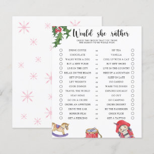 Papier Nutcracker - Voudrait-Elle Plutôt Baby shower Jeu