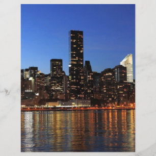 Papier NYC New York City Manhattan Nuit
