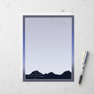 Papier O en-tête de la nuit Sainte