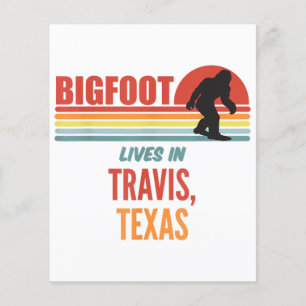 Papier Observation de Bigfoot à Travis Texas