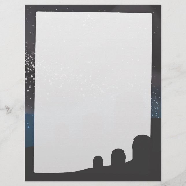 Papier Observer les étoiles (Devant)