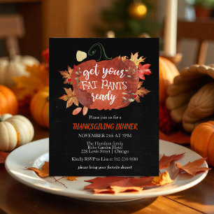 Papier Obtenez vos gros pantalons Thanksgiving Budget Inv