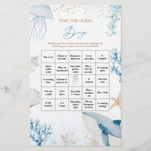 Papier Océan Mer Vous Trouvez Bientôt Le Bingo Invité