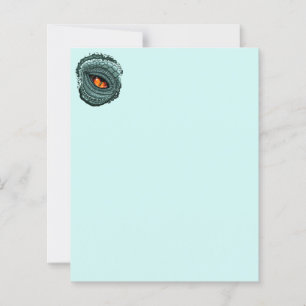 Papier Œil de prédateur reptile primitif