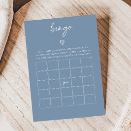 Papier Oh Boy Boho Minimalist Baby Shower Bingo Game