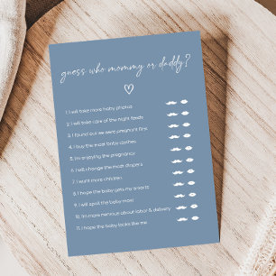 Papier Oh Boy Boho Minimaliste Jeu de Devinette pour Baby