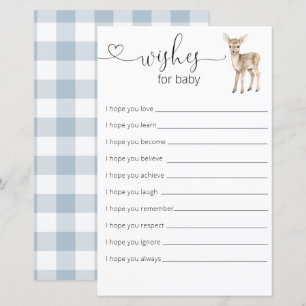 Papier Oh Deer Woodland Baby shower veut pour bébé