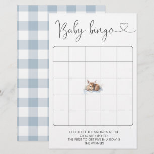 Papier Oh Deer Woodland Winter Baby Bingo Jeu