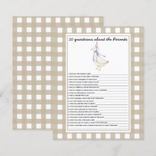 Papier Oie - jeux - 20 questions sur les parents