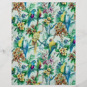 Papier Oiseaux vintage de l'été