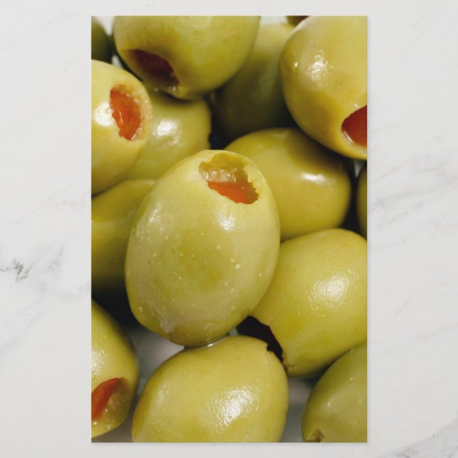 Papier Olives vertes (Devant)